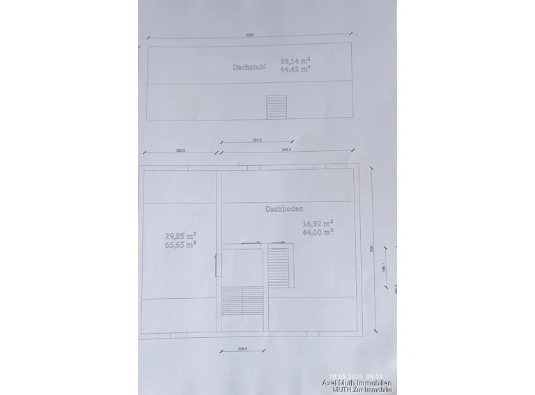 Grundriss Dachgeschoss