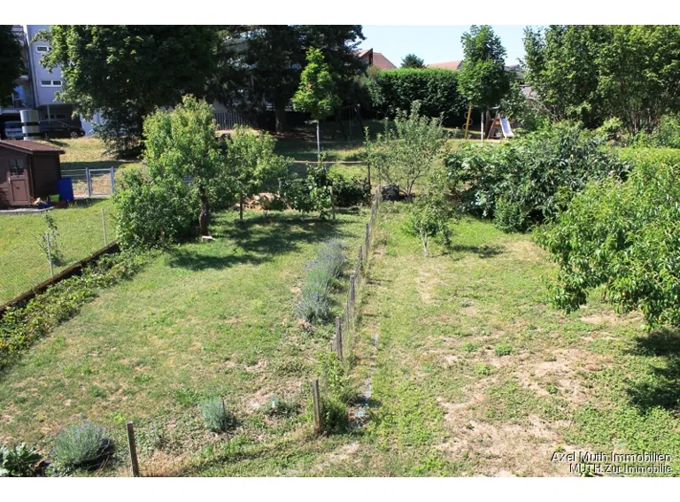 Große Gartenfläche