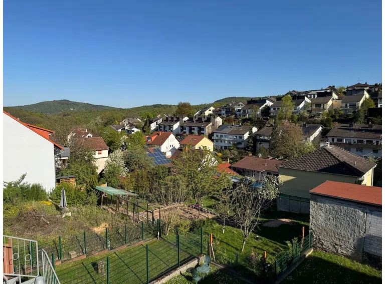 Ausblick Balkon