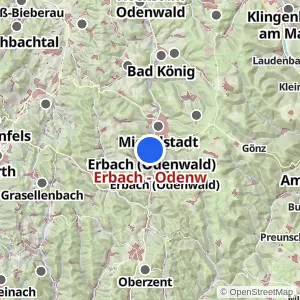 Kartenvorschau Erbach - Odenw