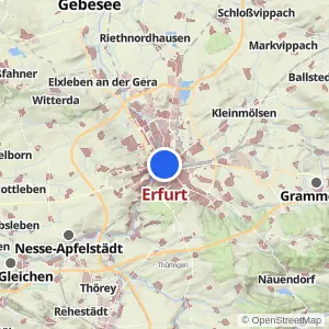 Kartenvorschau Erfurt
