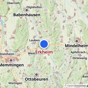 Kartenvorschau Erkheim