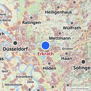 Kartenvorschau Erkrath