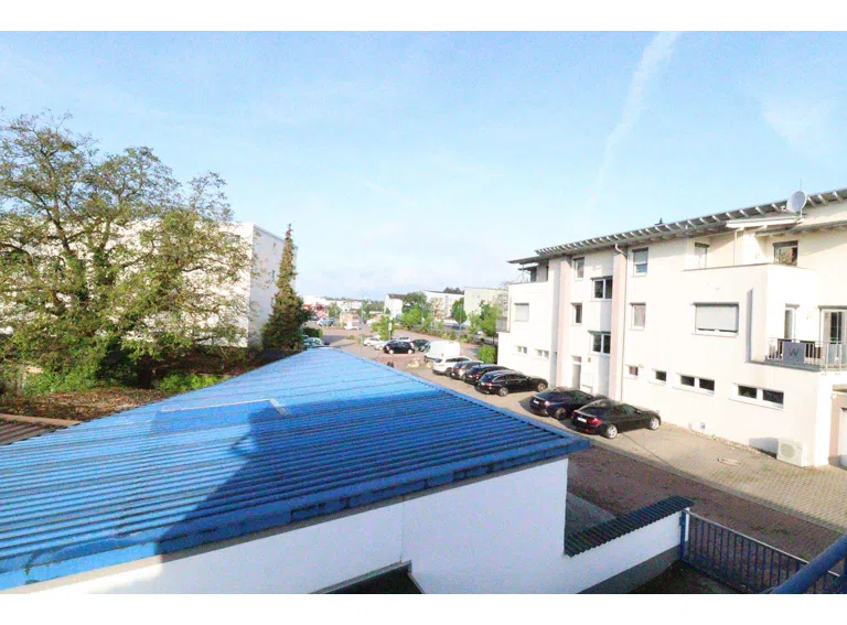 Blick vom Balkon