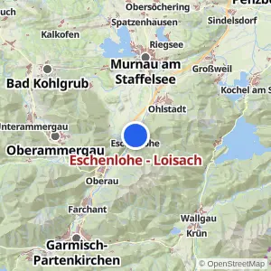 Kartenvorschau Eschenlohe - Loisach