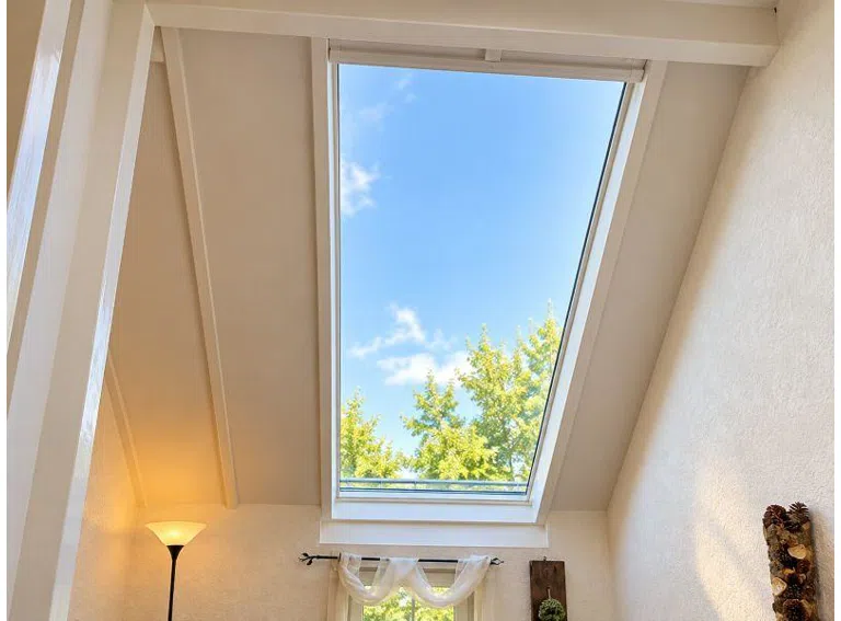 020 Wohnhaus Dachfenster Wohnzimmer