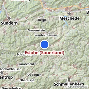 Kartenvorschau Eslohe (Sauerland)
