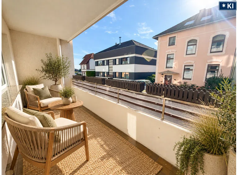 Balkon-KI-Mustereinrichtung