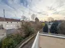 Musterwohnung Blick vom Balkon