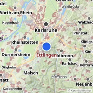 Kartenvorschau Ettlingen
