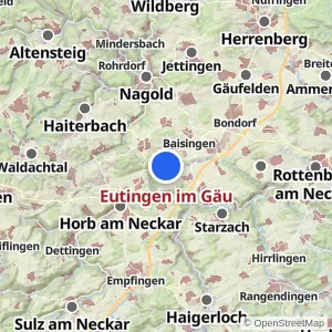 Kartenvorschau Eutingen im Gäu