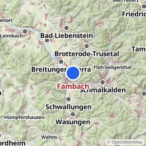 Kartenvorschau Fambach