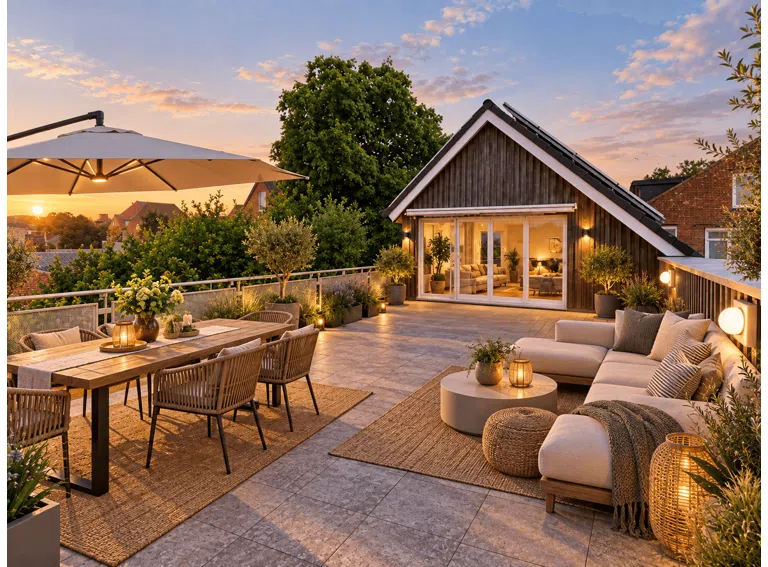 Visualisierung Dachterrasse 1