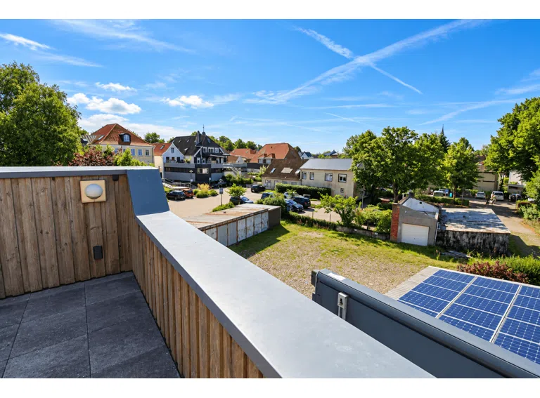 Blick von der Dachterrasse