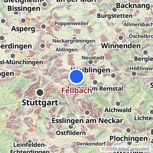 Kartenvorschau Fellbach