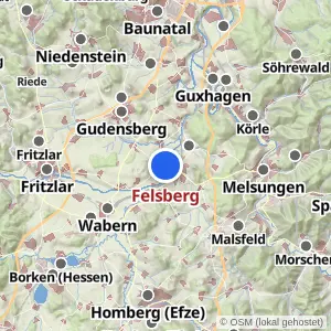 Kartenvorschau Felsberg