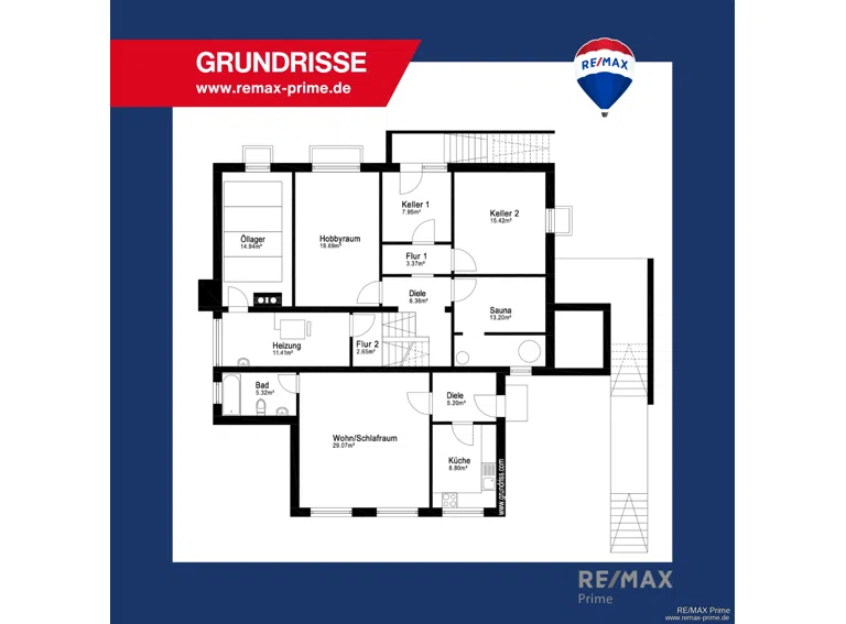 Grundriss Kellergeschoß