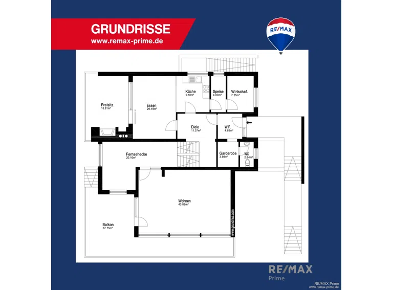 Grundriss Erdgeschoß