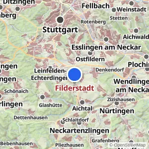 Kartenvorschau Filderstadt