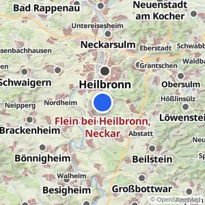 Kartenvorschau Flein bei Heilbronn, Neckar