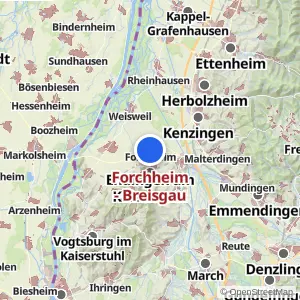 Kartenvorschau Forchheim - Breisgau