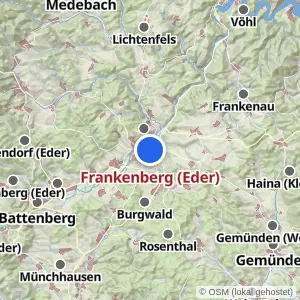 Kartenvorschau Frankenberg (Eder)