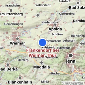 Kartenvorschau Frankendorf bei Weimar, Thür