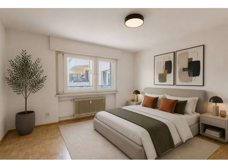 Schlafzimmer - visualisiert