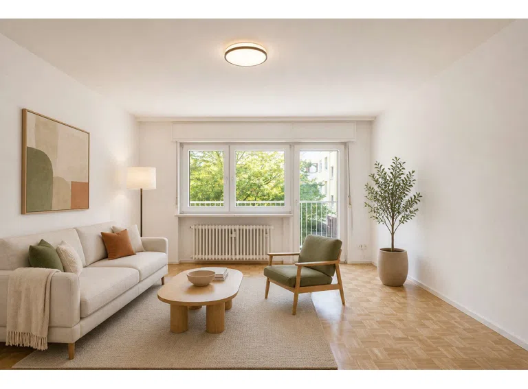 Wohnzimmer - visualisiert