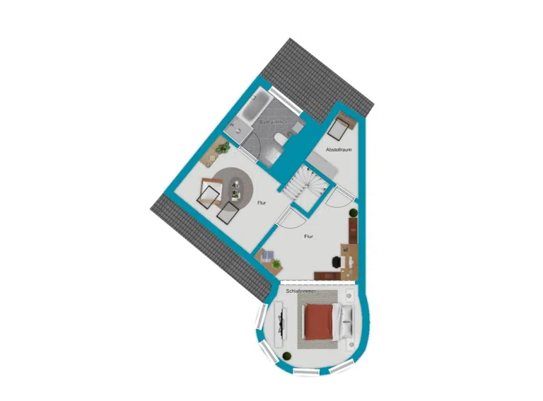 Grundriss 6. Etage