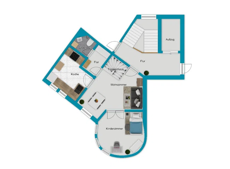 Grundriss 5. Etage