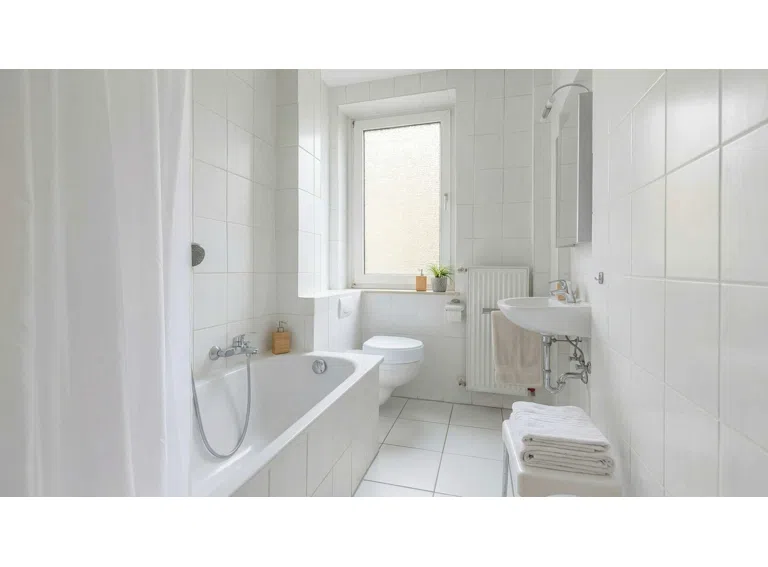 Badezimmer - digital nachbearbeitet aus Privatsphäregründen