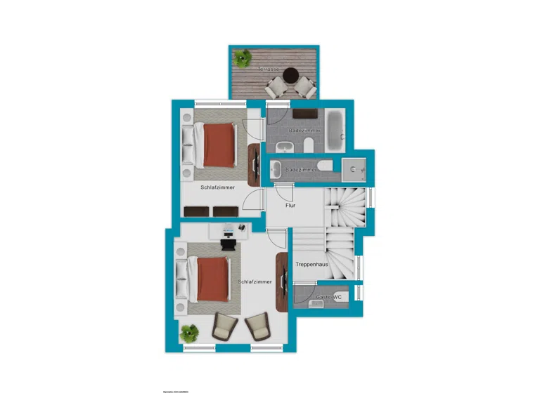 Grundriss Obergeschoss