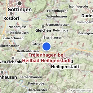 Kartenvorschau Freienhagen bei Heilbad Heiligenstadt