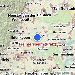 Kartenvorschau Freimersheim (Pfalz)