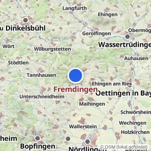 Kartenvorschau Fremdingen