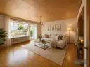 Wohnzimmer KI generiert