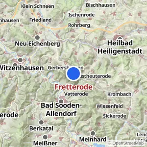 Kartenvorschau Fretterode