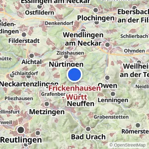Kartenvorschau Frickenhausen - Württ