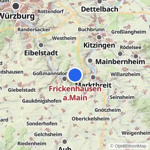 Kartenvorschau Frickenhausen a.Main
