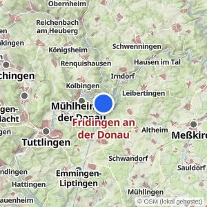 Kartenvorschau Fridingen an der Donau