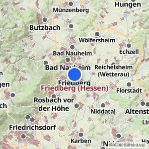 Kartenvorschau Friedberg (Hessen)
