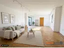 Wohn-Esszimmer mit Homestaging AI modified