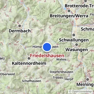 Kartenvorschau Friedelshausen