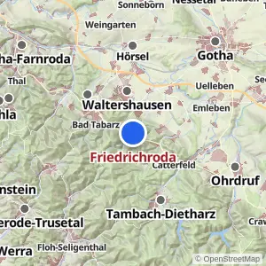 Kartenvorschau Friedrichroda