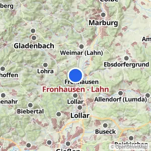 Kartenvorschau Fronhausen - Lahn