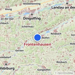 Kartenvorschau Frontenhausen