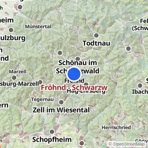 Kartenvorschau Fröhnd - Schwarzw