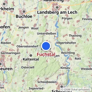 Kartenvorschau Fuchstal
