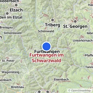Kartenvorschau Furtwangen im Schwarzwald